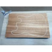 Махагон Африканский Кая заготовка корпуса Радиал ААА 46х174х560 мм, 2 шт., 480 кг/м3