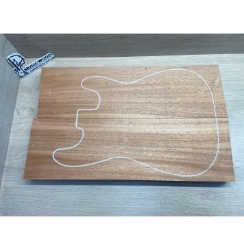 Махагон Африканский Кая заготовка корпуса Радиал ААА 46х174х560 мм, 2 шт., 480 кг/м3-0