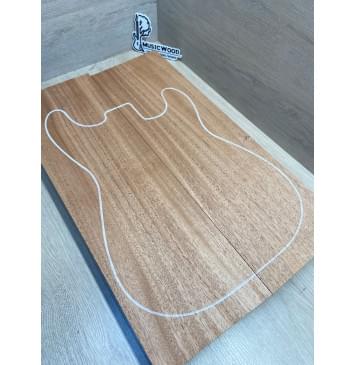 Махагон Африканский Кая заготовка корпуса Радиал ААА 46х174х560 мм, 2 шт., 480 кг/м3-6