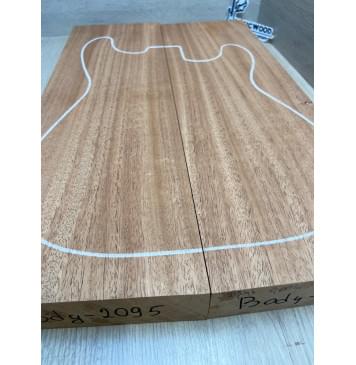 Махагон Африканский Кая заготовка корпуса Радиал ААА 46х174х560 мм, 2 шт., 480 кг/м3-4