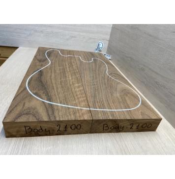 Овенгкол заготовка корпуса Смешанный ААААА 46х185х585 мм, 2 шт., 728 кг/м3-6