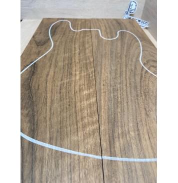 Овенгкол заготовка корпуса Смешанный ААААА 46х185х585 мм, 2 шт., 728 кг/м3-7