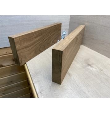 Овенгкол заготовка корпуса Смешанный ААААА 46х185х585 мм, 2 шт., 728 кг/м3-3