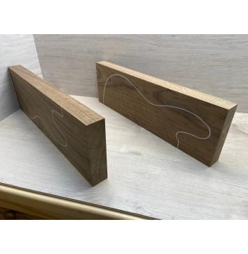 Овенгкол заготовка корпуса Смешанный ААААА 46х185х585 мм, 2 шт., 728 кг/м3-5