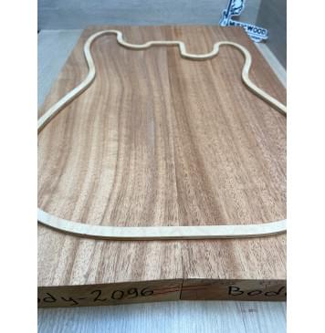 Махагон Африканский Кая заготовка корпуса Смешанный ААА 46х170х555 мм, 2 шт., 469 кг/м3-4