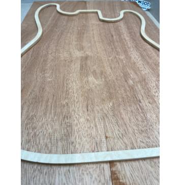 Махагон Африканский Кая заготовка корпуса Смешанный ААА 45х174х545 мм, 2 шт., 484 кг/м3-5