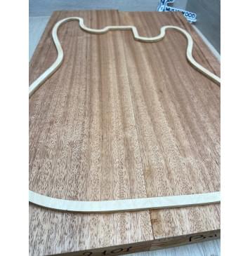 Махагон Африканский Кая заготовка корпуса Радиал АА 46х174х545 мм, 2 шт., 479 кг/м3-6