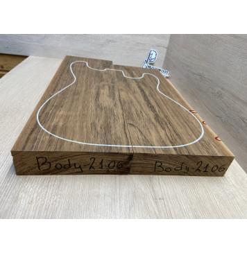 Овенгкол заготовка корпуса Смешанный АА 48х171х485 мм, 2 шт., 741 кг/м3 (червоточины вырезаются)-2