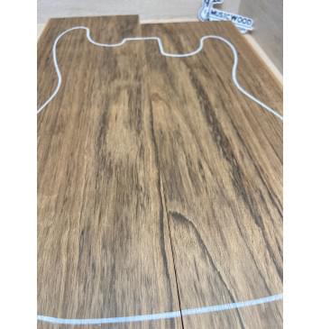 Овенгкол заготовка корпуса Смешанный АА 48х171х485 мм, 2 шт., 741 кг/м3 (червоточины вырезаются)-6