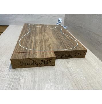 Овенгкол заготовка корпуса Смешанный АА 48х171х477 мм, 2 шт., 747 кг/м3 (червоточины вырезаются)-2