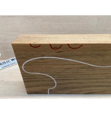 Овенгкол заготовка корпуса Смешанный АА 48х171х477 мм, 2 шт., 747 кг/м3 (червоточины вырезаются)-5