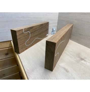 Овенгкол заготовка корпуса Смешанный АА 48х171х477 мм, 2 шт., 747 кг/м3 (червоточины вырезаются)-6