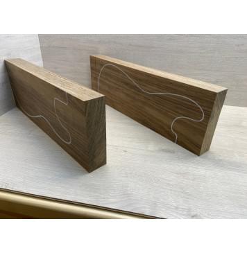 Овенгкол заготовка корпуса Смешанный АА 48х171х477 мм, 2 шт., 747 кг/м3 (червоточины вырезаются)-10