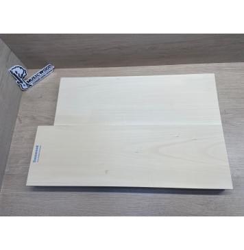 Липа Американская (Basswood), Nord-Amerika Primewood заготовка корпуса Тангент АА 46х170х494-542 мм, 2 шт, 432 кг/м3-1