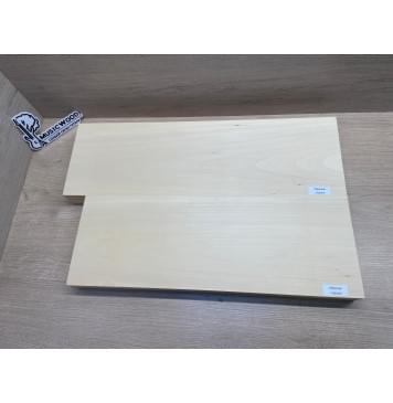Липа Американская (Basswood), Nord-Amerika Primewood заготовка корпуса Тангент АА 46х170х494-542 мм, 2 шт, 432 кг/м3-5