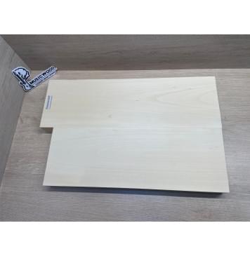 Липа Американская (Basswood), Nord-Amerika Primewood заготовка корпуса Тангент АА 46х170х494-542 мм, 2 шт, 432 кг/м3-8