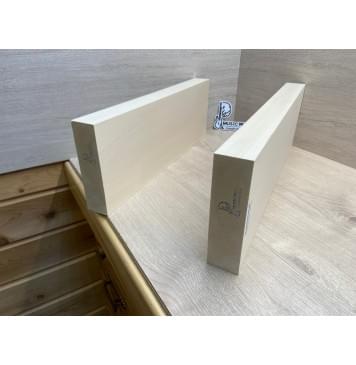 Липа Американская (Basswood), Nord-Amerika Primewood заготовка корпуса Тангент АА 46х170х494-542 мм, 2 шт, 432 кг/м3-10