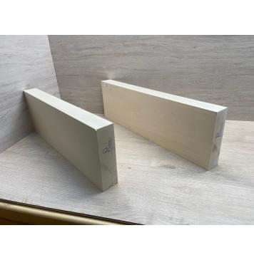 Липа Американская (Basswood), Nord-Amerika Primewood заготовка корпуса Тангент АА 46х170х494-542 мм, 2 шт, 432 кг/м3-12