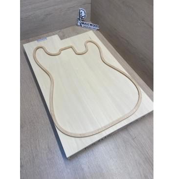 Липа Американская (Basswood), Nord-Amerika Primewood заготовка корпуса Смешанный АА 46х171х495-545 мм, 2 шт, 456 кг/м3-0