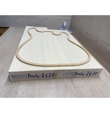 Липа Американская (Basswood), Nord-Amerika Primewood заготовка корпуса Смешанный АА 46х171х495-545 мм, 2 шт, 456 кг/м3-2