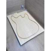 Липа Американская (Basswood), Nord-Amerika Primewood заготовка корпуса Тангент АА 45х189х52-545 мм, 2 шт, 514 кг/м3