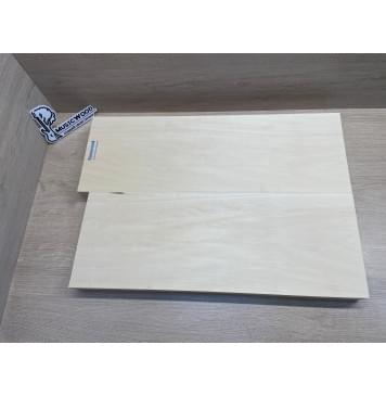 Липа Американская (Basswood), Nord-Amerika Primewood заготовка корпуса Тангент АА 45х189х52-545 мм, 2 шт, 514 кг/м3-11