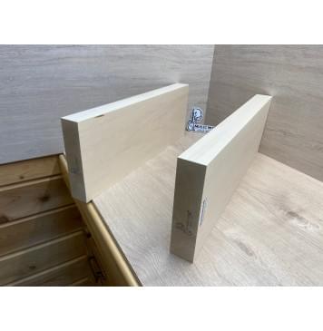 Липа Американская (Basswood), Nord-Amerika Primewood заготовка корпуса Тангент АА 45х189х52-545 мм, 2 шт, 514 кг/м3-12