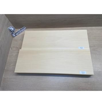 Липа Американская (Basswood), Nord-Amerika Primewood заготовка корпуса Тангент ААААА 46х171х505-517 мм, 2 шт, 478 кг/м3-8