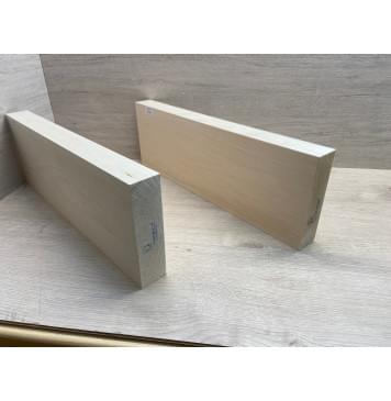 Липа Американская (Basswood), Nord-Amerika Primewood заготовка корпуса Тангент ААААА 46х171х505-517 мм, 2 шт, 478 кг/м3-11