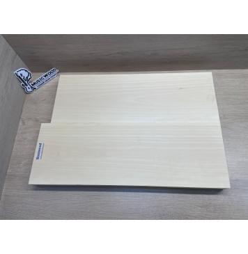 Липа Американская (Basswood), Nord-Amerika Primewood заготовка корпуса Тангент ААА 46х182х514-543 мм, 2 шт, 436 кг/м3-13