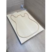 Липа Американская (Basswood), Nord-Amerika Primewood заготовка корпуса Тангент ААА 46х182х514-543 мм, 2 шт, 436 кг/м3