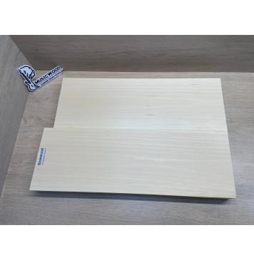 Липа Американская (Basswood), Nord-Amerika Primewood заготовка корпуса Тангент ААА 45х181х515-540 мм, 2 шт, 441 кг/м3-13