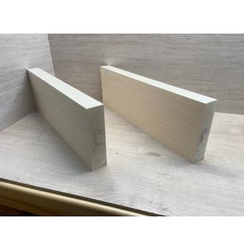 Липа Американская (Basswood), Nord-Amerika Primewood заготовка корпуса Тангент ААА 45х181х515-540 мм, 2 шт, 441 кг/м3-12