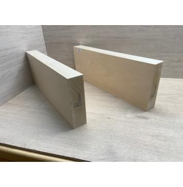 Липа Американская (Basswood), Nord-Amerika Primewood заготовка корпуса Тангент ААА 47х176х460-484 мм, 2 шт, 472 кг/м3-11