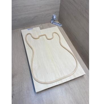 Липа Американская (Basswood), Nord-Amerika Primewood заготовка корпуса Смешанный ААА 46х172х507-555 мм, 2 шт, 515 кг/м3-0