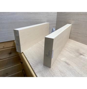 Липа Американская (Basswood), Nord-Amerika Primewood заготовка корпуса Смешанный ААА 46х172х507-555 мм, 2 шт, 515 кг/м3-10