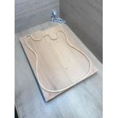 Ольха заготовка корпуса Смешанный АА 45х171х470-485 мм, 2шт, 519 кг/м3