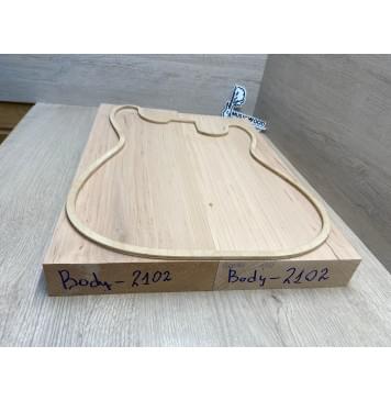 Ольха заготовка корпуса Смешанный АА 45х171х470-485 мм, 2шт, 519 кг/м3-3