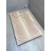 Ольха заготовка корпуса Тангент ААА 45х165х489-547 мм, 2шт, 563 кг/м3