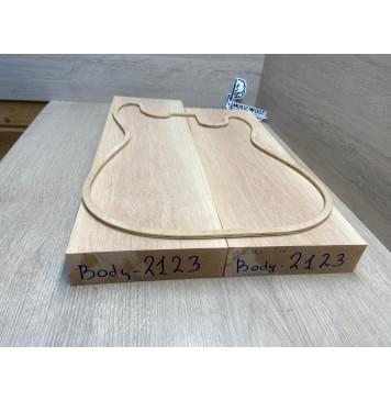 Ольха заготовка корпуса Тангент ААА 45х165х489-547 мм, 2шт, 563 кг/м3-3