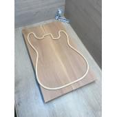 Ольха заготовка корпуса Тангент АА 44,5х164х568 мм, 2шт, 565 кг/м3