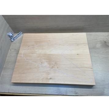 Ольха заготовка корпуса Тангент А 45,5х226х593 мм, 2шт, 515 кг/м3-12