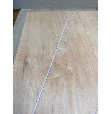 Ольха заготовка корпуса Тангент А 45,5х226х593 мм, 2шт, 515 кг/м3-2