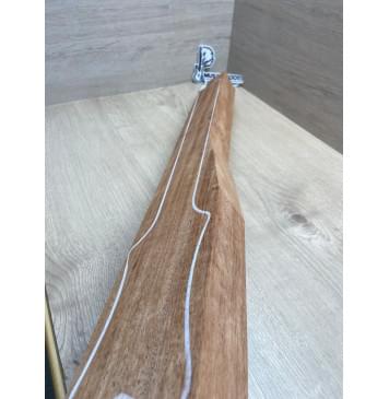 Махагон Африканский Кая, заготовка грифа, Радиал АА 48,5х97-67х760 мм-12