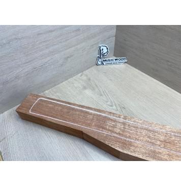 Махагон Африканский Кая, заготовка грифа, Радиал АА 48,5х106-74х760 мм-2