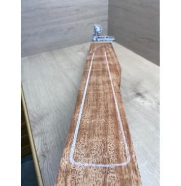 Махагон Африканский Кая, заготовка грифа, Радиал АА 48,5х106-74х760 мм-3