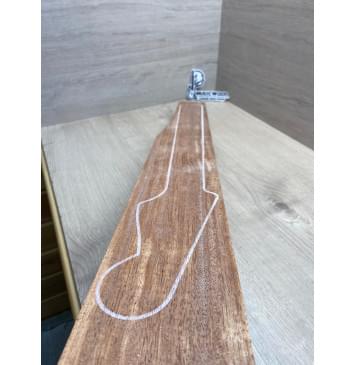 Махагон Африканский Кая, заготовка грифа, Радиал АА 48,5х106-74х760 мм-6