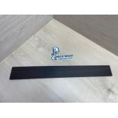 Эбен Чёрный заготовка накладки для электрогитары Смешанный АА 8(7)х66-57х529 мм