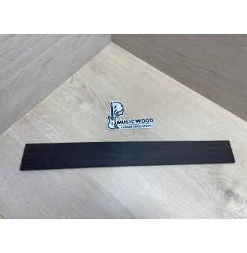 Эбен Чёрный заготовка накладки для электрогитары Смешанный АА 8(7)х66-57х529 мм-0