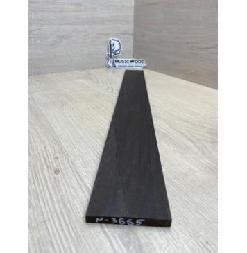 Эбен Чёрный заготовка накладки для электрогитары Смешанный АА 8(7)х66-57х529 мм-1